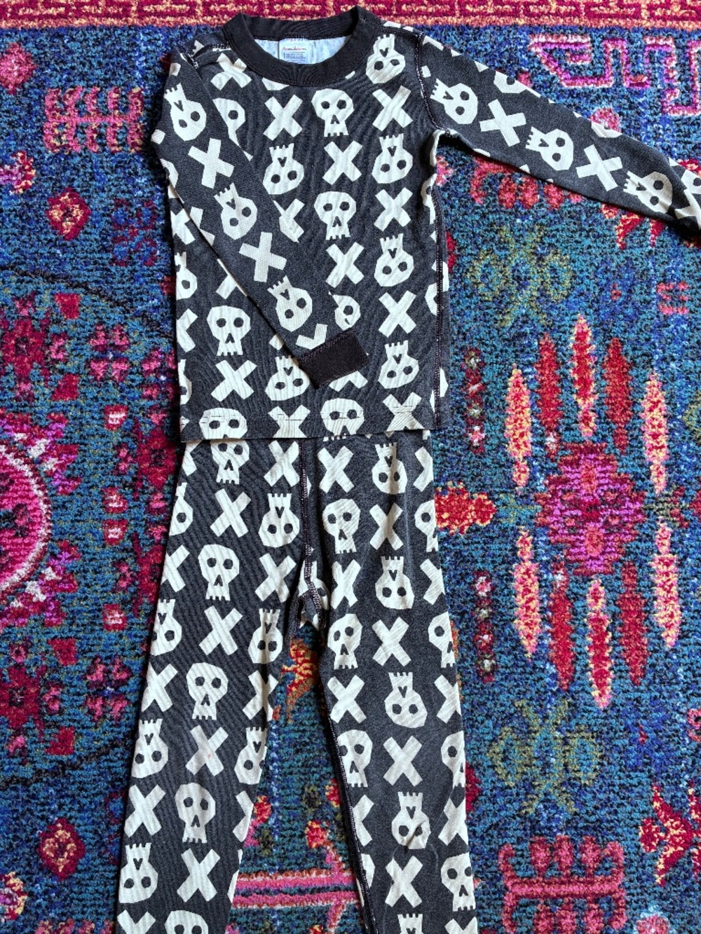Hanna Andersson 5T Pajama set - Skeleton Design